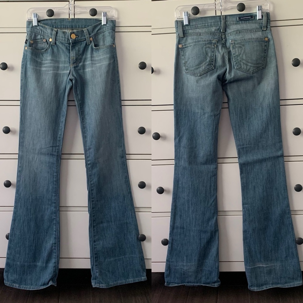 Low Rise Flare Jeans
